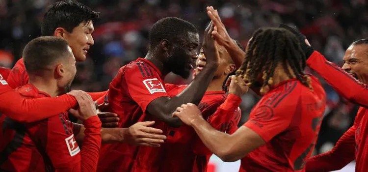 Bayern Munich Pertahankan Keunggulan 8 poin di Puncak Klasemen Bundesliga