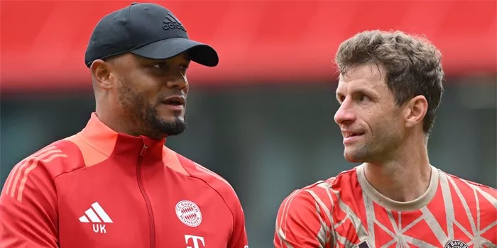 Thomas Muller Hanya Bermain Satu Menit, Inikah Penghinaan Vincent Kompany?