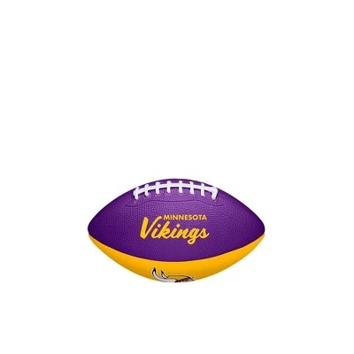 The quarterback is the star of the team. Nfl Minnesota Vikings Mini Retro Football Target