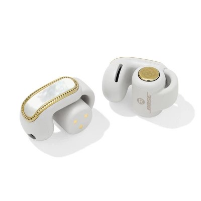 Bose x Kendra Scott Ultra Open Earbuds: Mother of Pearl or Rhodium Filigree