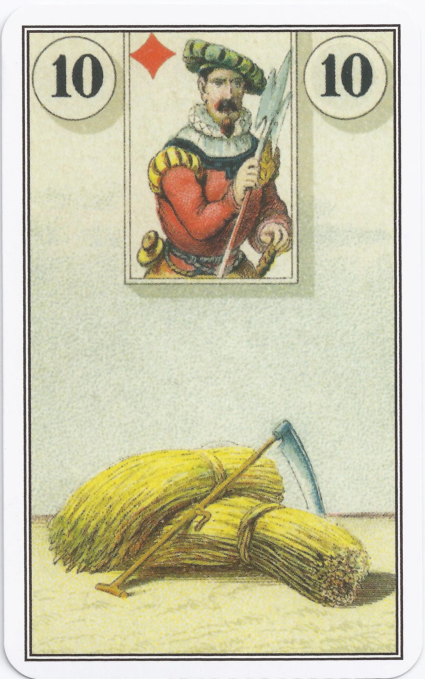 French Cartomancy Lenormand - 10 Scythe