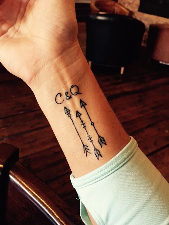 60 Charming Initial Tattoo Designs - Keep A Loved One Closer 750_x_564_jpg