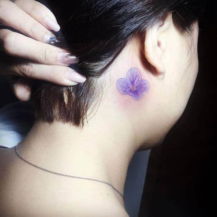 Beautiful Violet Tattoo Designs And Ideas | Tattooadore 750_x_750_jpg