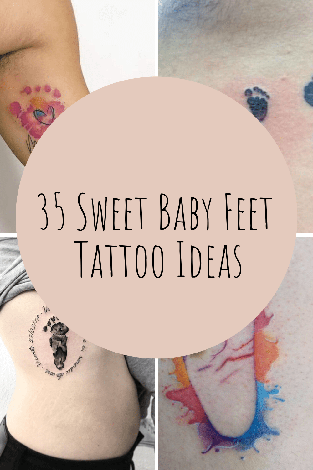 34 Sweet Baby Feet Tattoo Ideas - Tattooglee 1500_x_1000_png