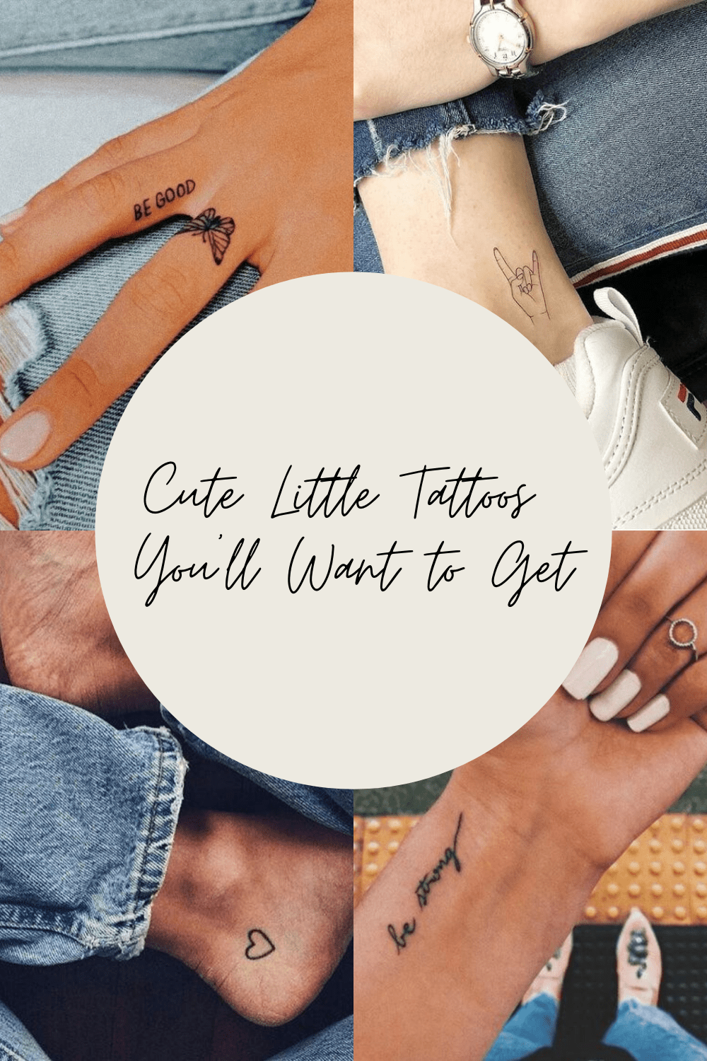 In general, small tattoos look best on smaller areas of your body, or along a line. Cute Little Tattoos You Ll Want To Get Tattooglee