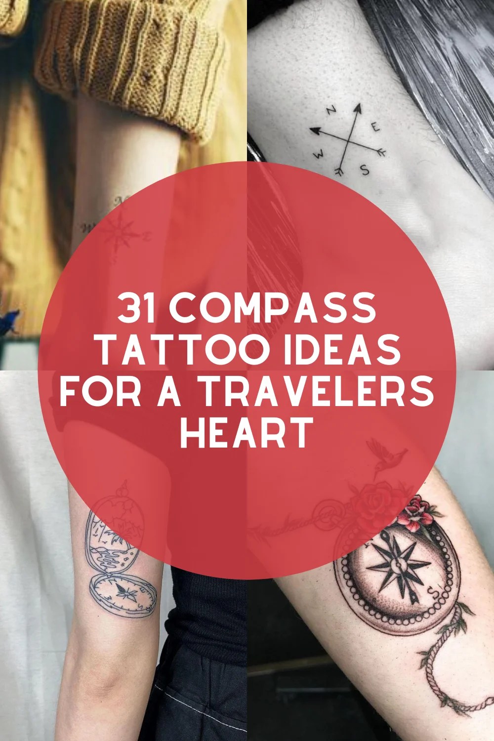 31 Compass Tattoo Ideas For A Travelers Heart - Tattooglee 1500_x_1000_png