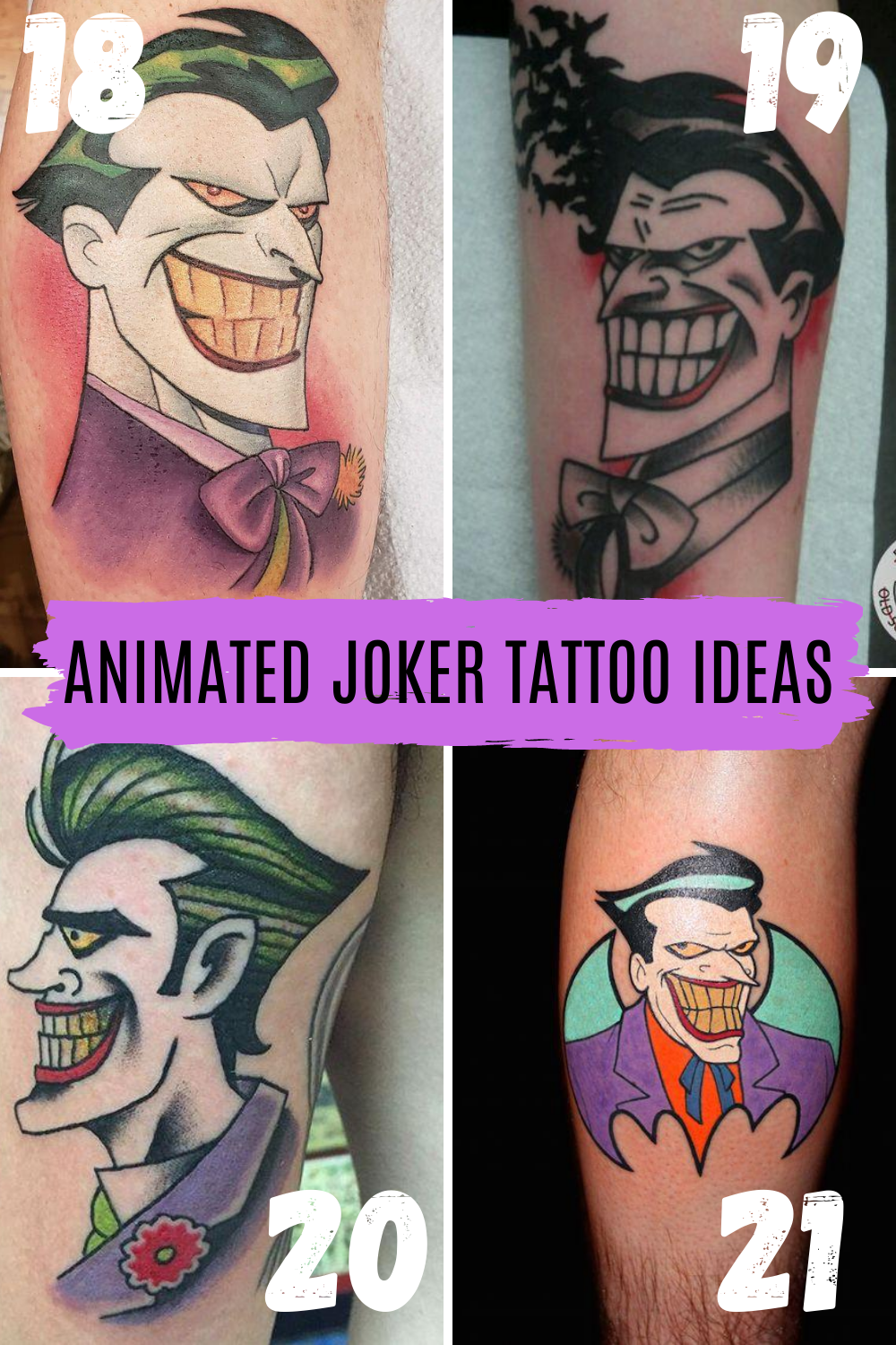29 Amazingly Creepy Joker Tattoo Ideas - Tattooglee 1500_x_1000_png