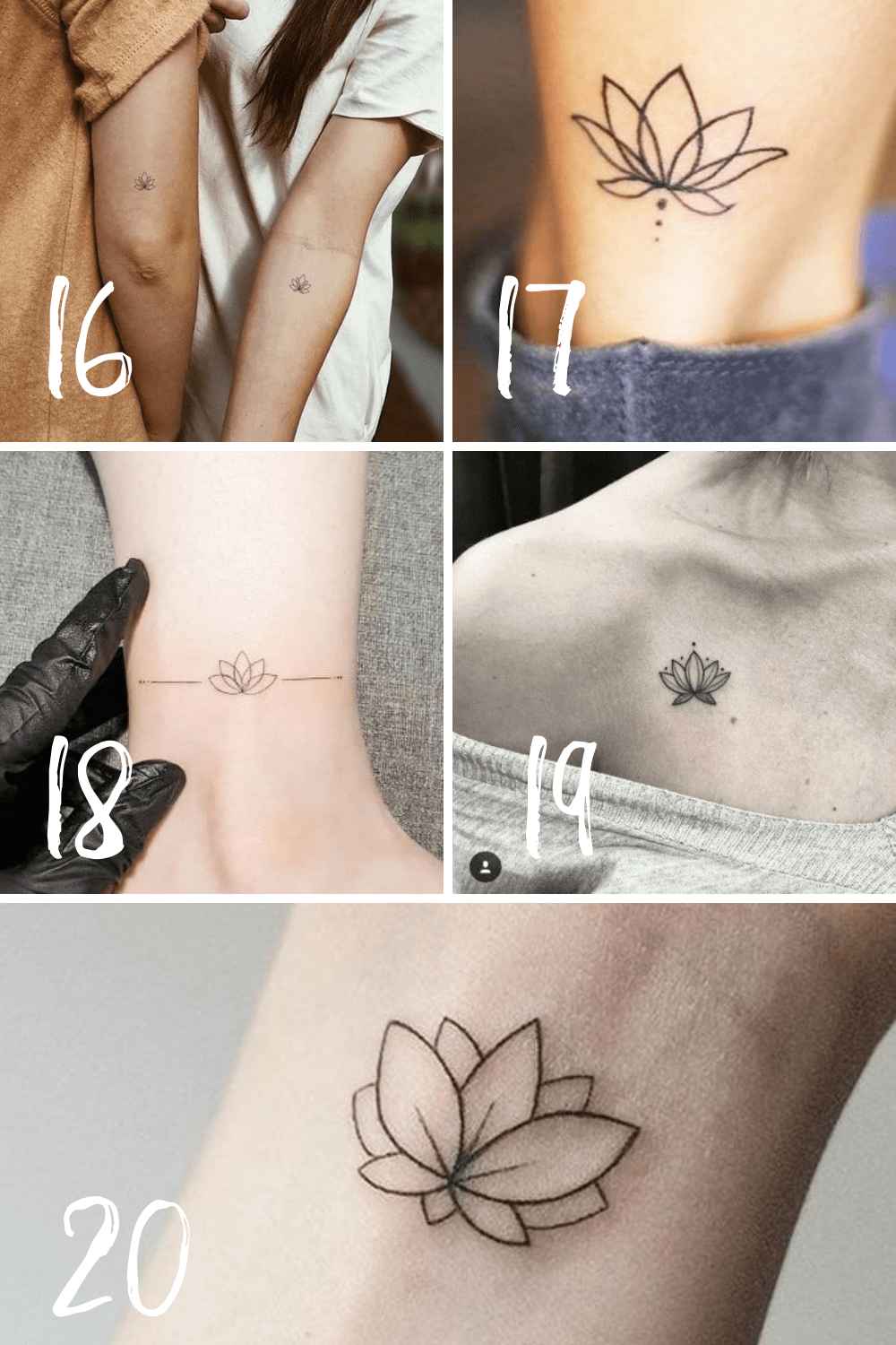 Lotus Flower Tattoo Ideas + Meaning - Tattooglee 1500_x_1000_png