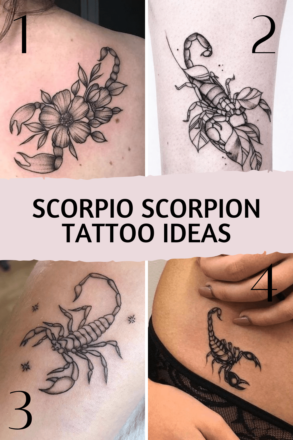 Enticing Scorpio Tattoos & Ideas {Fiery Water Sign} - Tattooglee 1500_x_1000_png