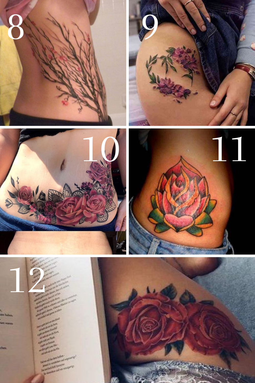 Stunning Stretch Mark Cover Up Tattoos - Tattooglee 1500_x_1000_png