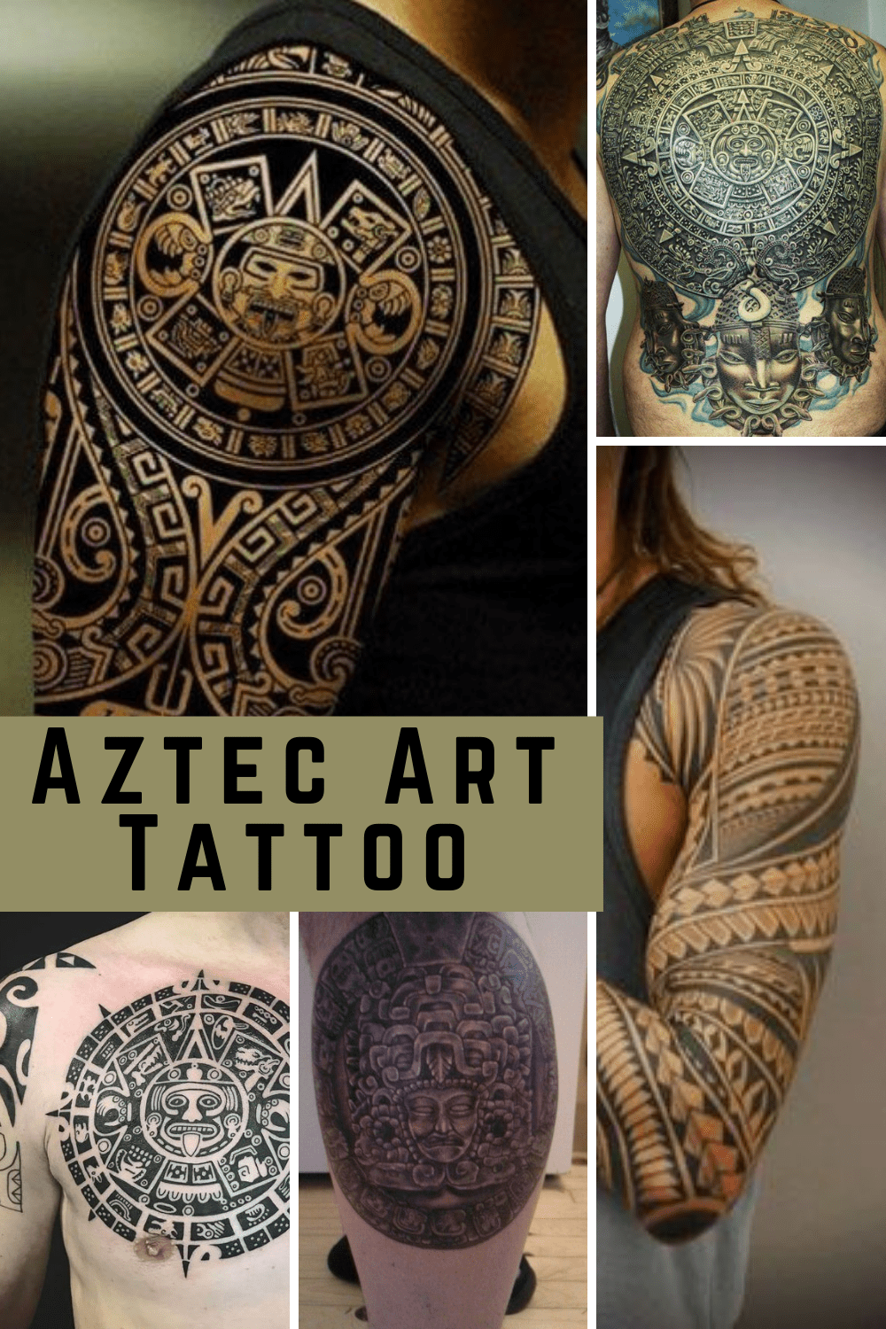 Aztec Art Tattoo Ideas & Meaning - Tattooglee 1500_x_1000_png