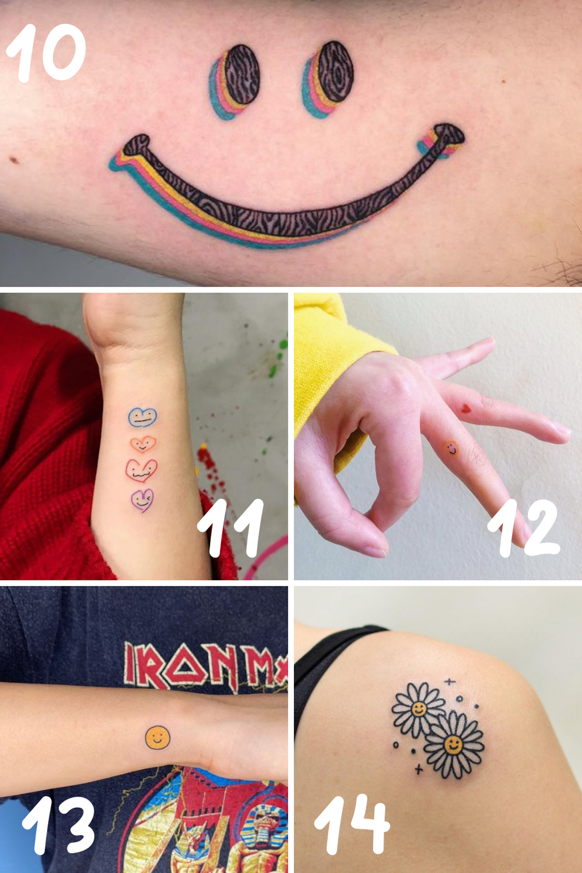 The Happiest Smiley Face Tattoo Ideas - Tattooglee 1800_x_1200_jpg