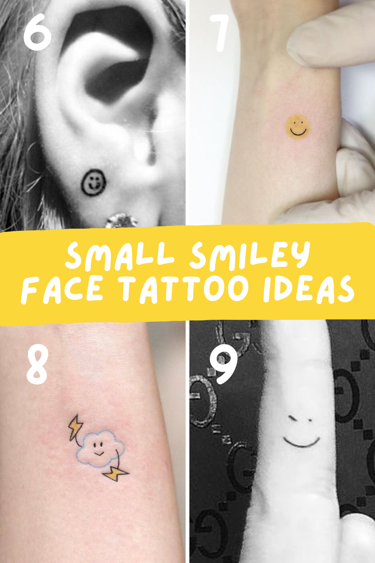 The Happiest Smiley Face Tattoo Ideas - Tattooglee 1800_x_1200_jpg