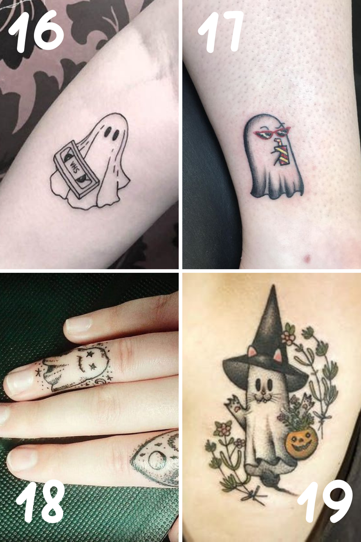 27 Ghost Tattoo Ideas {Cute + Spooky Designs} - Tattooglee 1800_x_1200_jpg