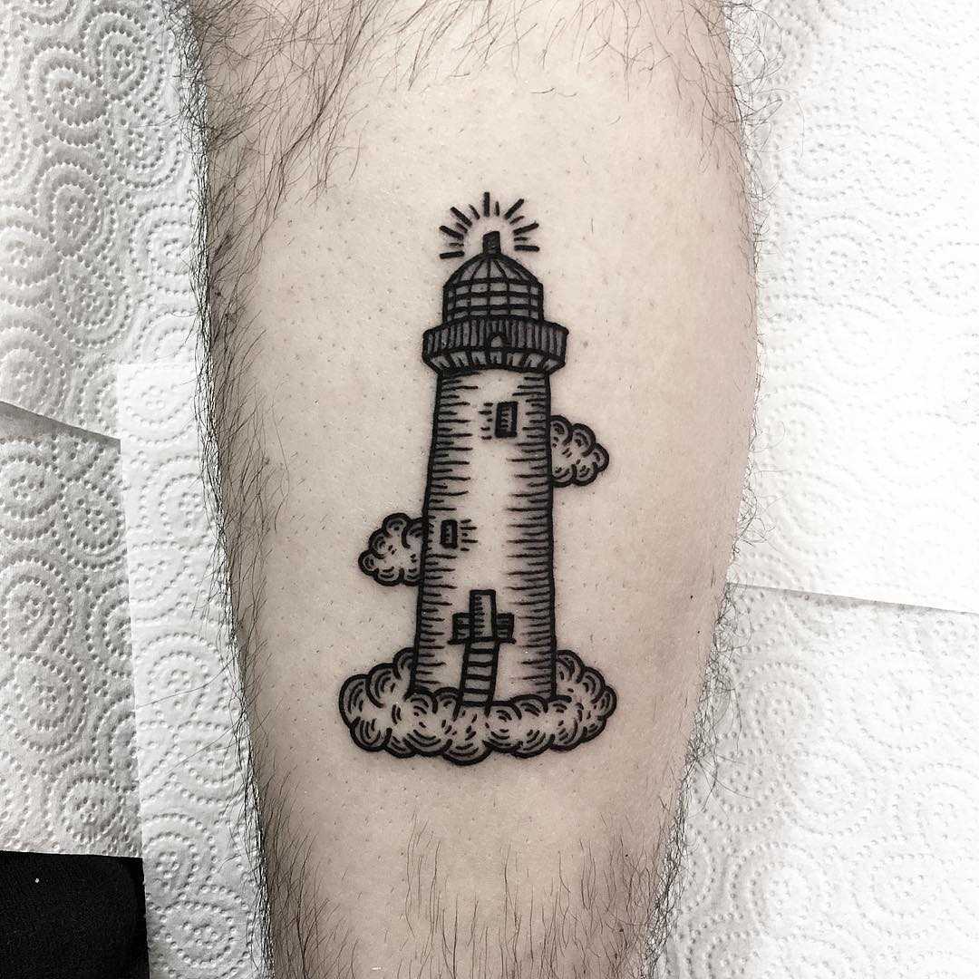 Lighthouse By Deborah Pow - Tattoogrid.net 1080_x_1080_jpg