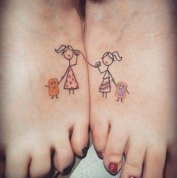 73 Ideias De Tatuagens Para Irmãos E Irmãs (Desenhos E Significados) 605_x_600_jpg