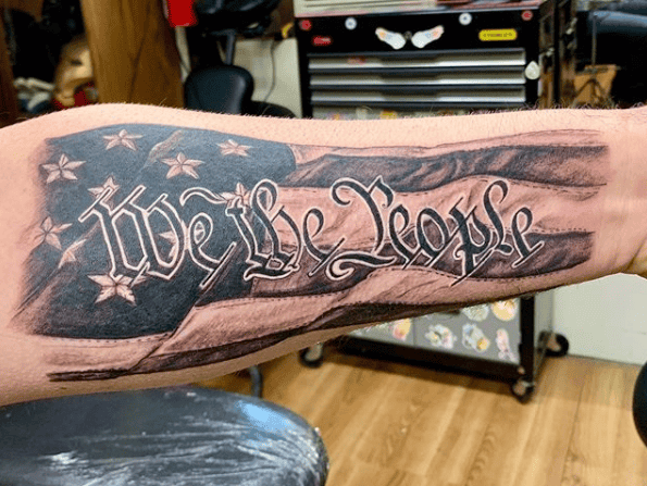 25 "We The People" Tattoo Design Ideas for Patriots