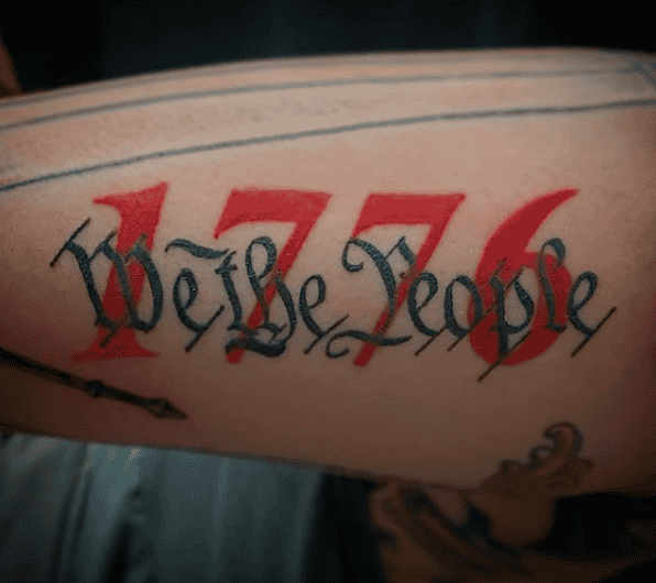 25 "We The People" Tattoo Design Ideas for Patriots
