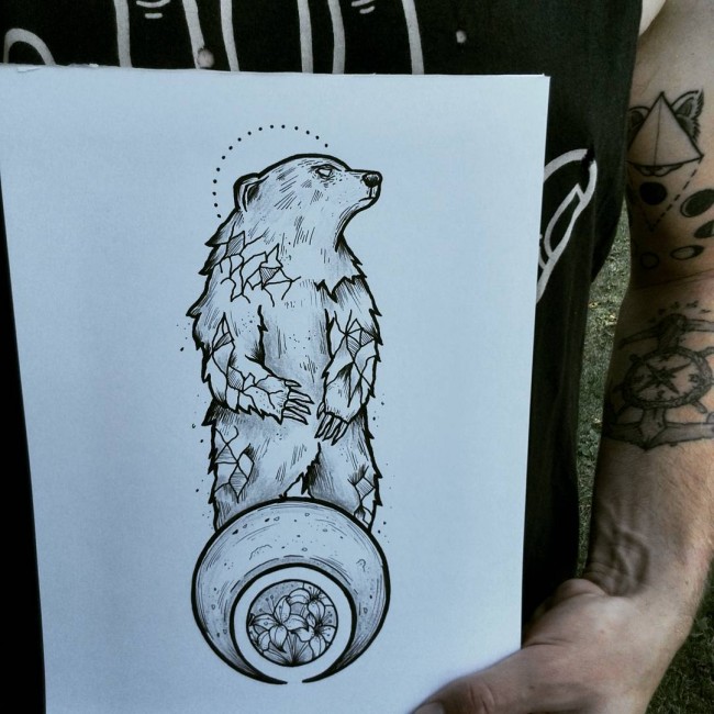 59 Attractive Bear Tattoo Designs Gallery | Quotesbae 650_x_650_jpg