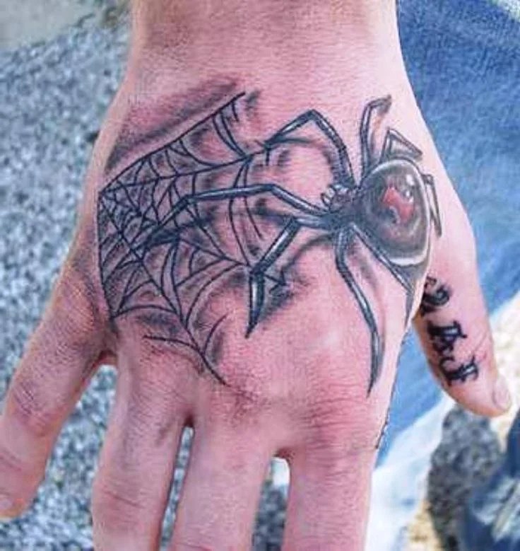 40+ Super Pratique Spider Web Tatouages 779_x_736_jpg