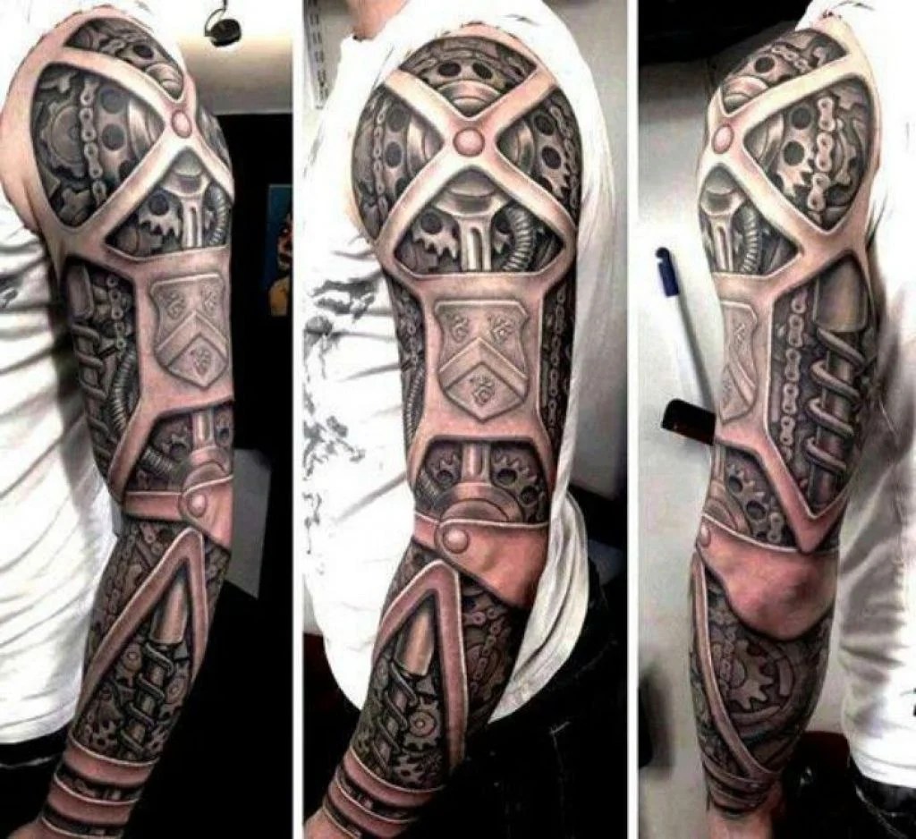 60+ Glorious Mechanical Arm Tattoos Easy Design And Ideas 938_x_1024_jpg
