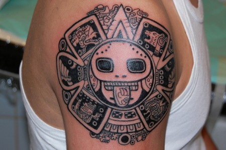 30 Specific Mayan Tattoos And Their Unique Meanings - Tattooswin 300_x_450_jpg
