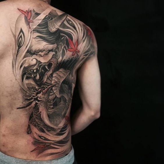 35 Oni Mask Tattoos With Mysterious And Powerful Meanings - Tattooswin 564_x_564_jpg