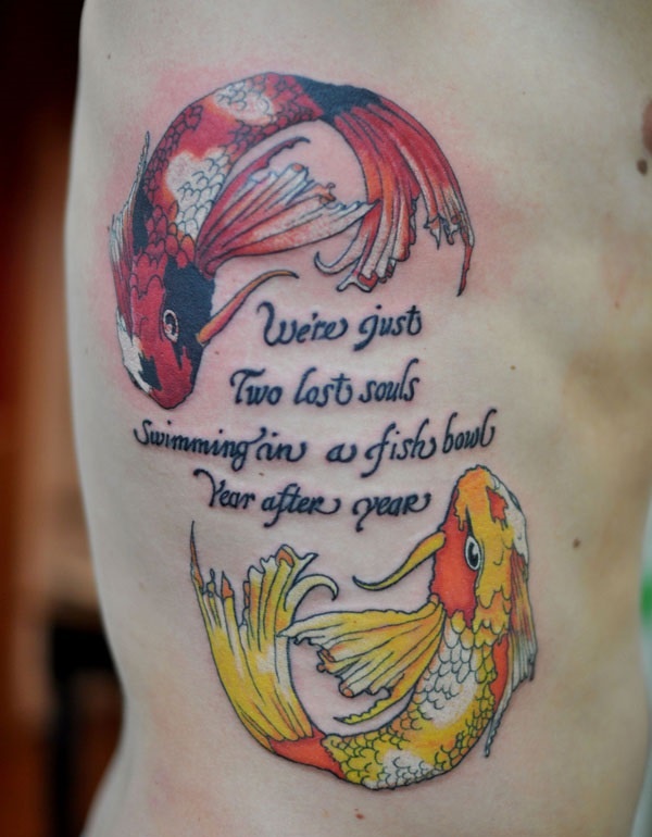 81 Desenhos Criativos Do Tatuagem Dos Peixes Para Aqueles Amantes Aquáticos » Tatuagens Hd 770_x_600_jpg