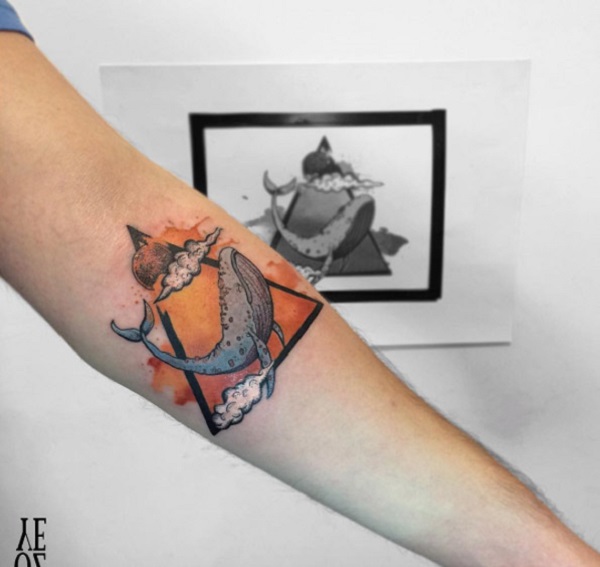 35 Tatuagens De Glifo Triângulo Bonito » Tatuagens Hd 567_x_600_jpg