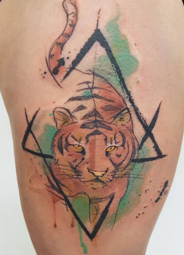 Tattoo Do Tigre - Seu Significado E 30 Grandes Ideias Do Projeto » Tatuagens Hd 832_x_600_jpg