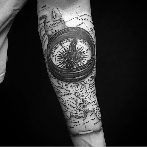 Brújula, Diseños De Tatuajes Y Significado | Tatuajeclub.com 600_x_600_jpg