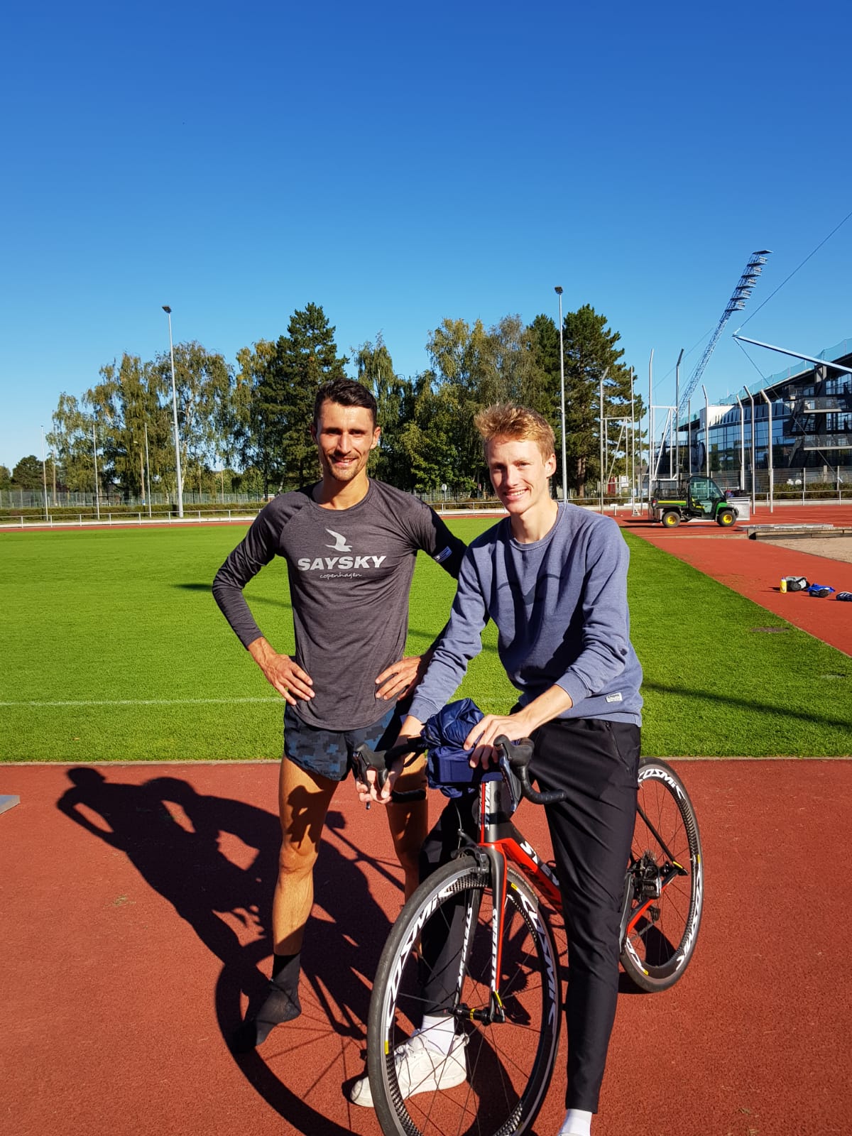 Gemeinsames Ziel: Gröschel & Vogel auf Heimatbesuch