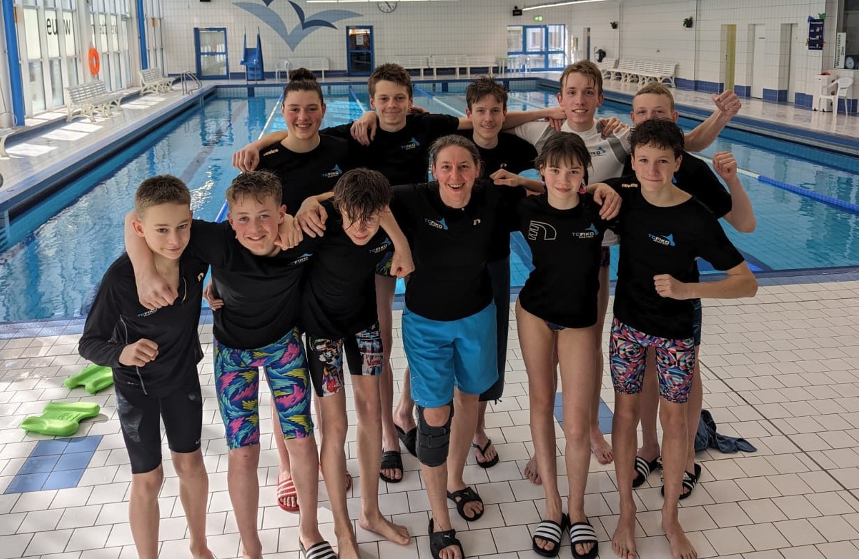 Der Leistungssport Nachwuchs des TC FIKO beim Kadertest am 18.03.23