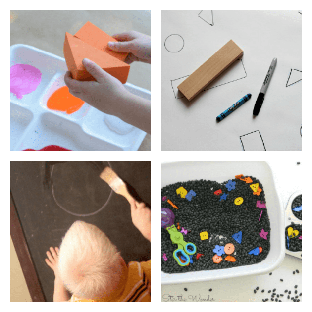 easy shape activities for 2 and 3 year olds