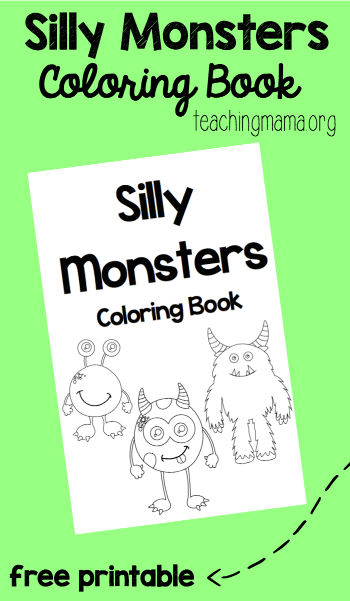 The original format for whitepages was a p. Silly Monsters Coloring Book