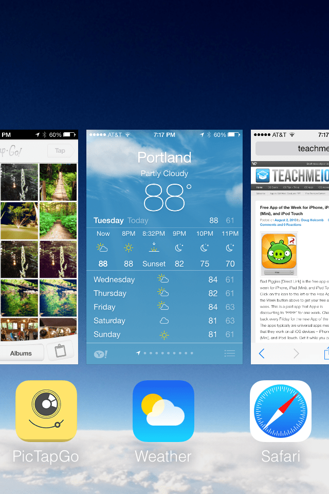 Close Multiple Apps At Once In IOS 7 On IPhone IPad Mini IPod Touch