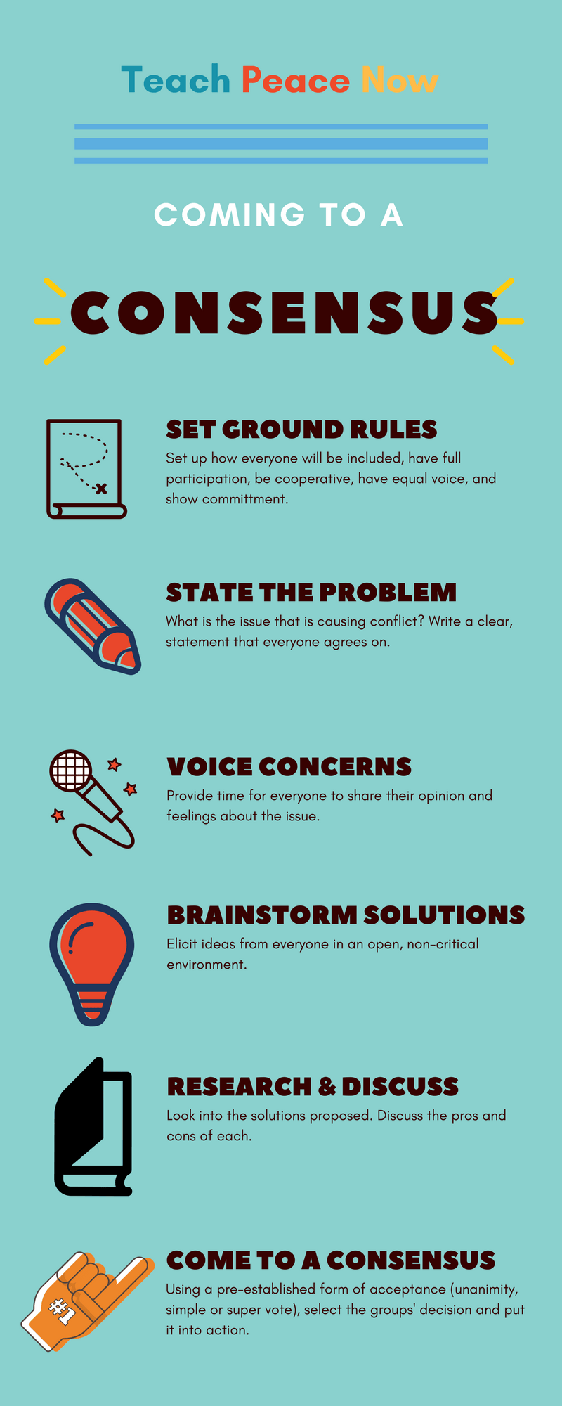 Conflict Resolution Activity: Coming to a Consensus - Teach Peace Now