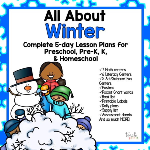Preschool Winter Lesson Plans - Teach Pre-K
