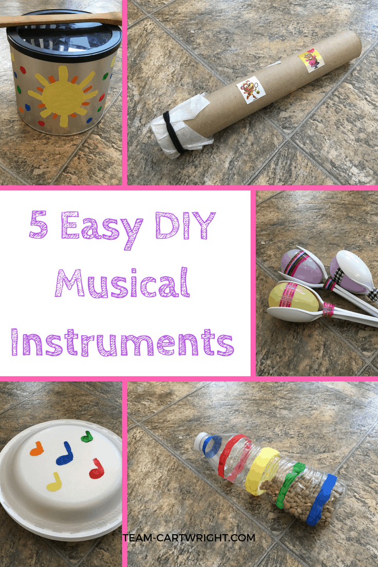 5 Easy Musical Instruments to Make with Your Children - Team Cartwright