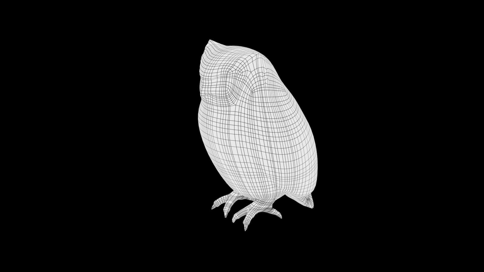 Owl 3d Model Rigged And Low Poly Game Ready Team 3d Yard
