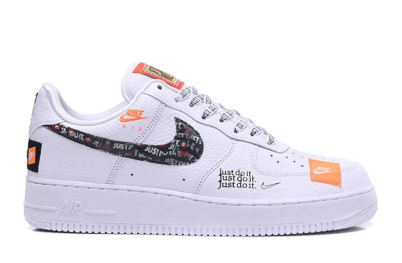 nike just do it air force 1 black