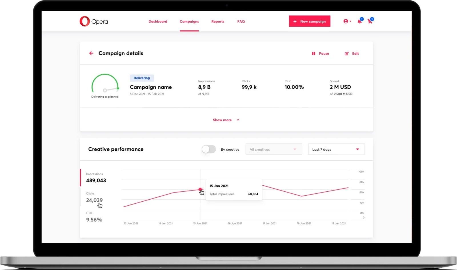 Opera launches new self-serve Ad Manger targeting Publishers