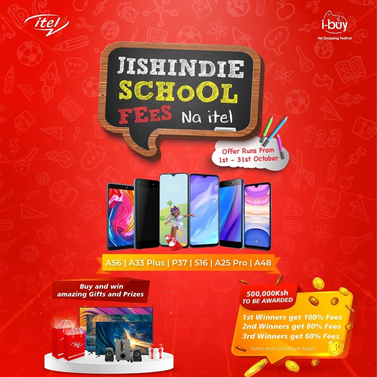Itel Launches ‘Jishindie School Fees’ Campaign