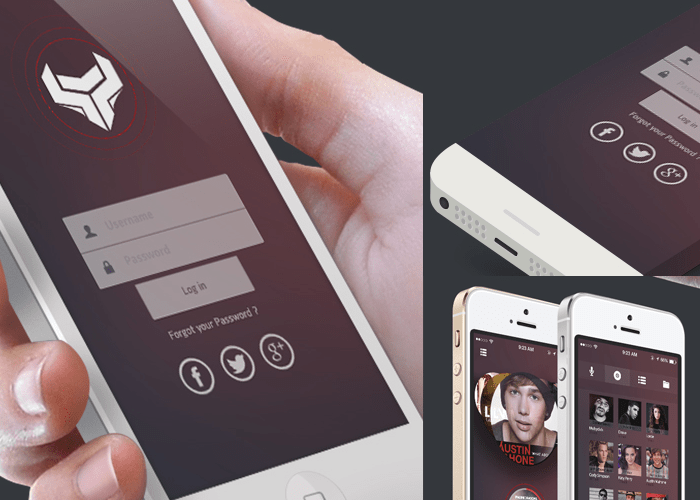 As a result, the demand and market share for music apps have maintained a rapid and steady increase. Iphone Music Player Ui Mockup Tech All