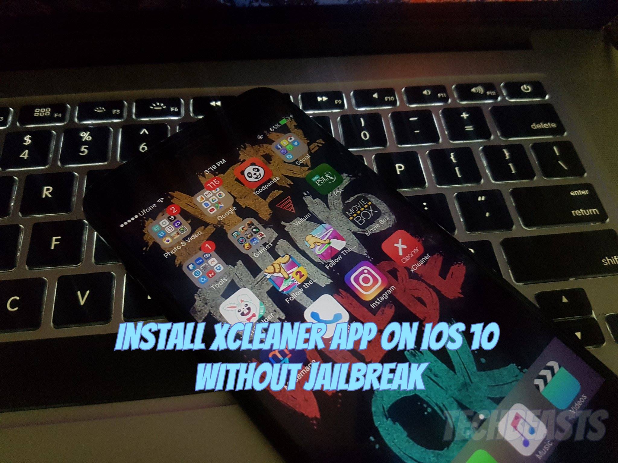 Install xCleaner App On iOS 10 Without Jailbreak — Root 