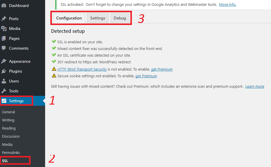 Warning by email and in your ssl dashboard when your certificate is about to expire · hassle free install. Really Simple SSL : Best Free SSL Plugin For WordPress