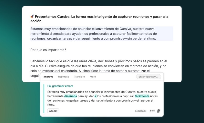 Grammarly sekarang menawarkan pemeriksaan ejaan dan tata bahasa untuk lima bahasa lagi Grammarly sekarang menawarkan pemeriksaan ejaan dan tata bahasa untuk lima bahasa lagi