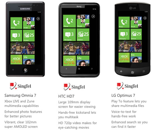 zune pour samsung omnia 7