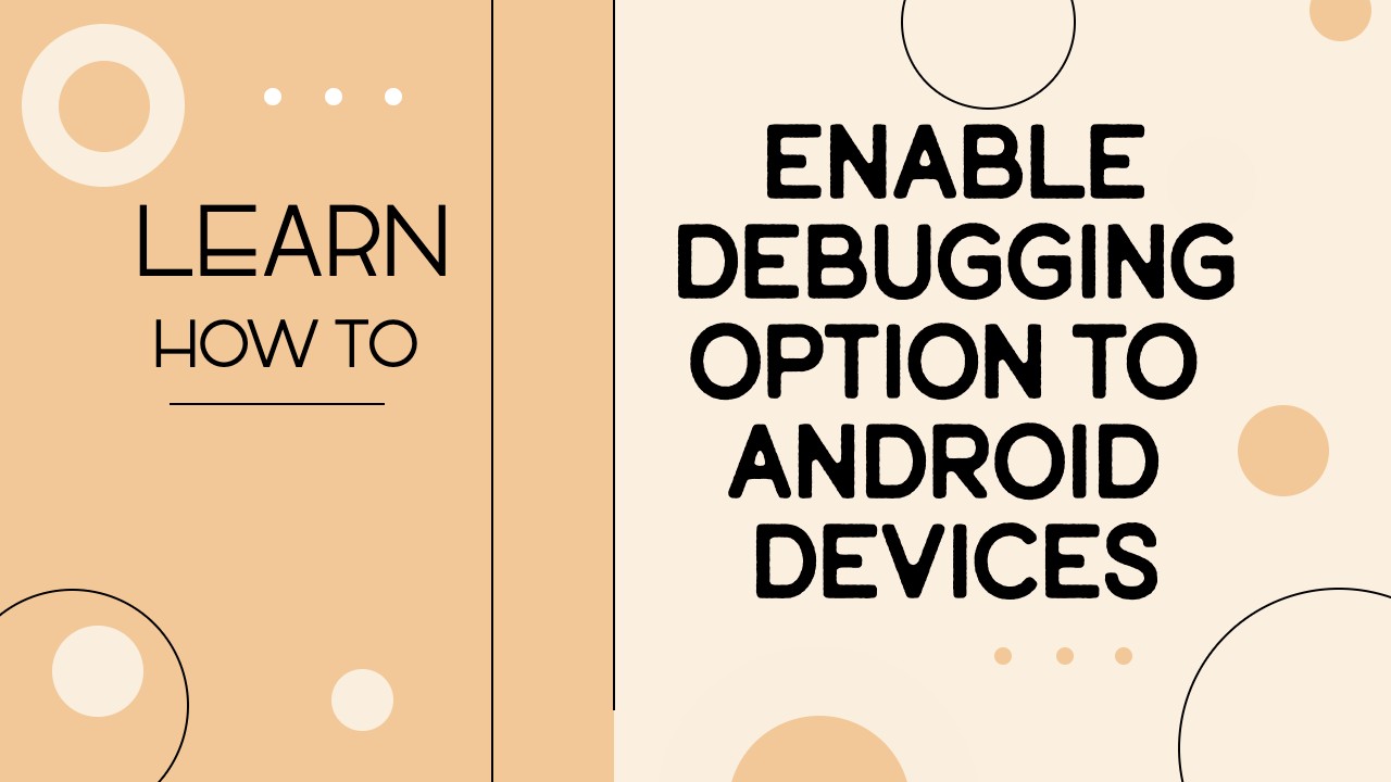 Enable Debugging option
