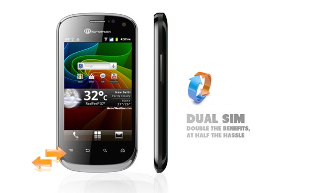 Micromax launches A75 dual-SIM @ Rs.8,999